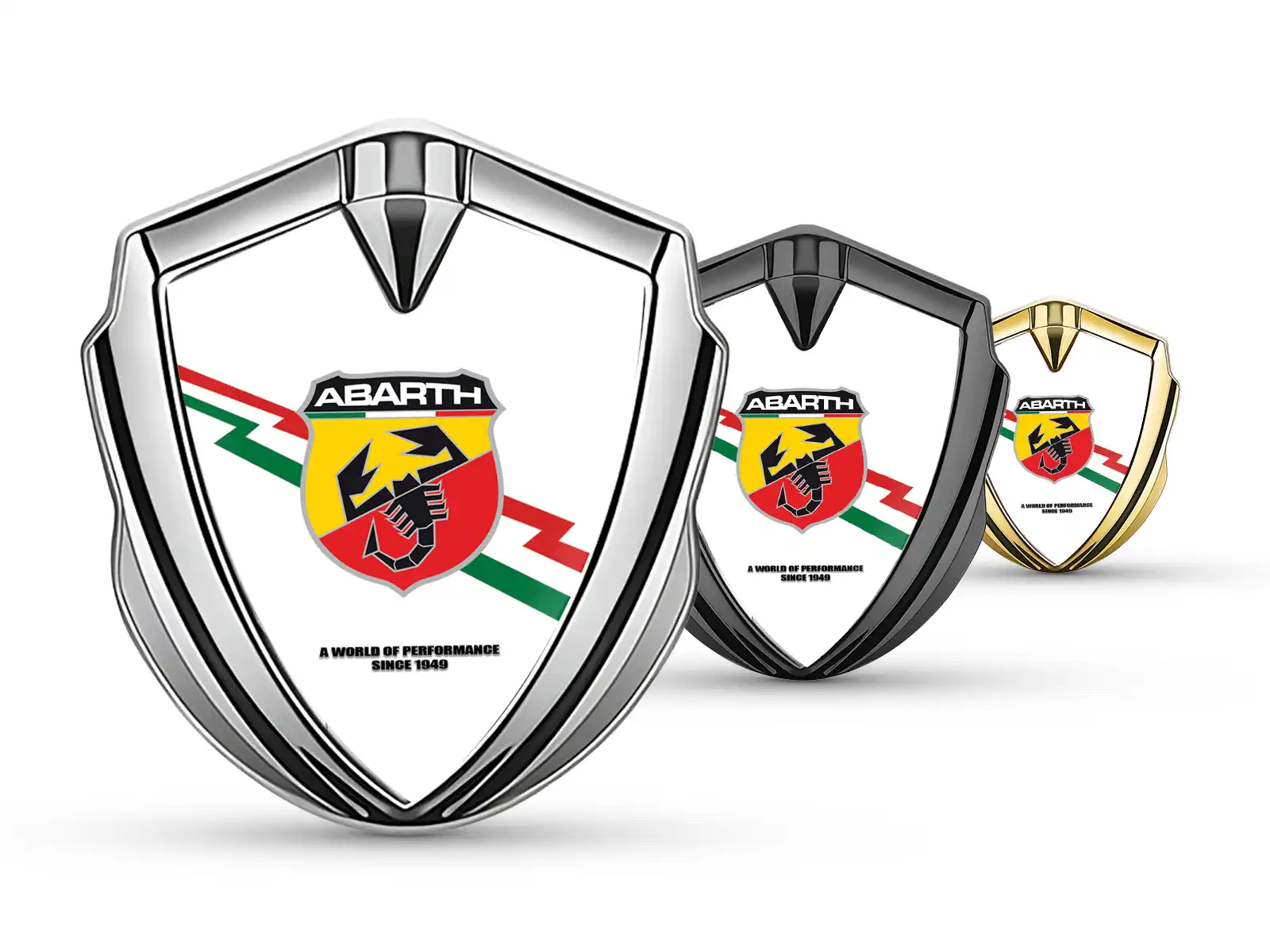 Fiat Abarth Metall Emblem Abzeichen High-End Design Drift Look